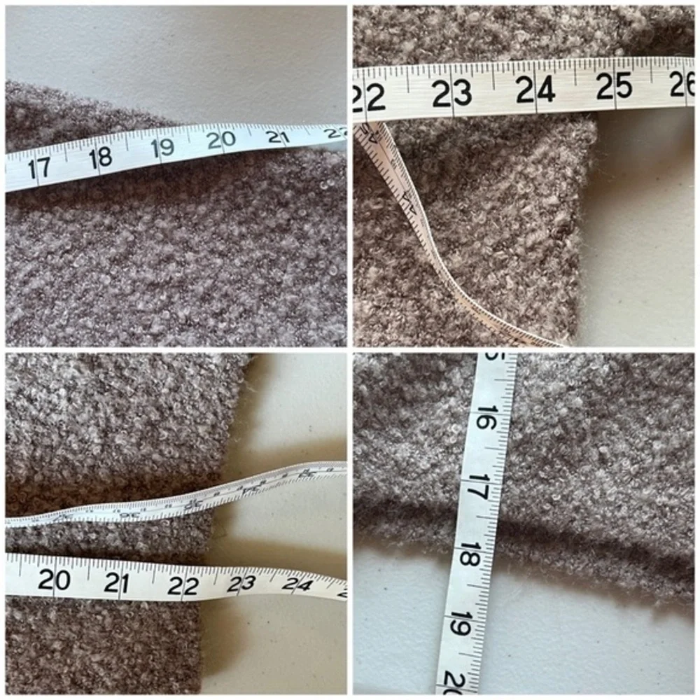 4th & Reckless Kairo Bouclé Sweater Lounge Set Tan Small | Cozy Bell Sleeve